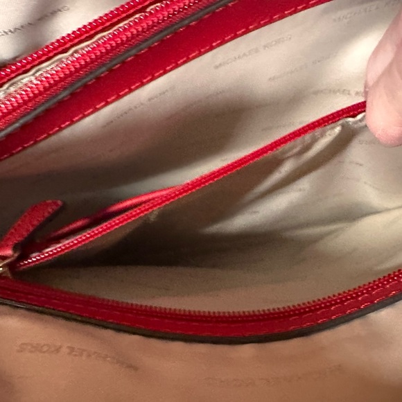 NWOT Michael Kors Scarlet Red Tote Bag - Picture 11 of 13